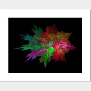 Colourful Explosion Posters and Art